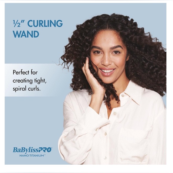 ** SOLD** BaBylissPRO® Nano Titanium™ Ultra-Slim 1/2" Curling Wand - Picture 5 of 11